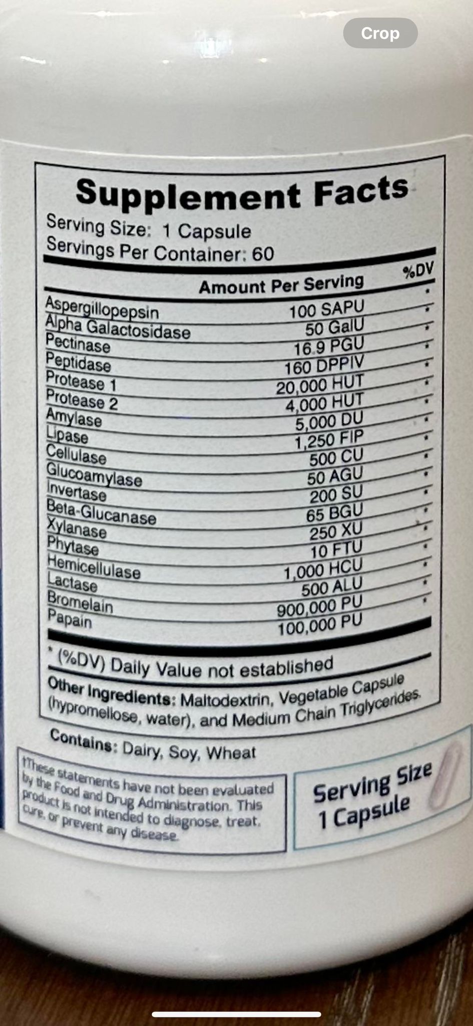 DRF Digestive enzyme (Expiry  - 03/2025)