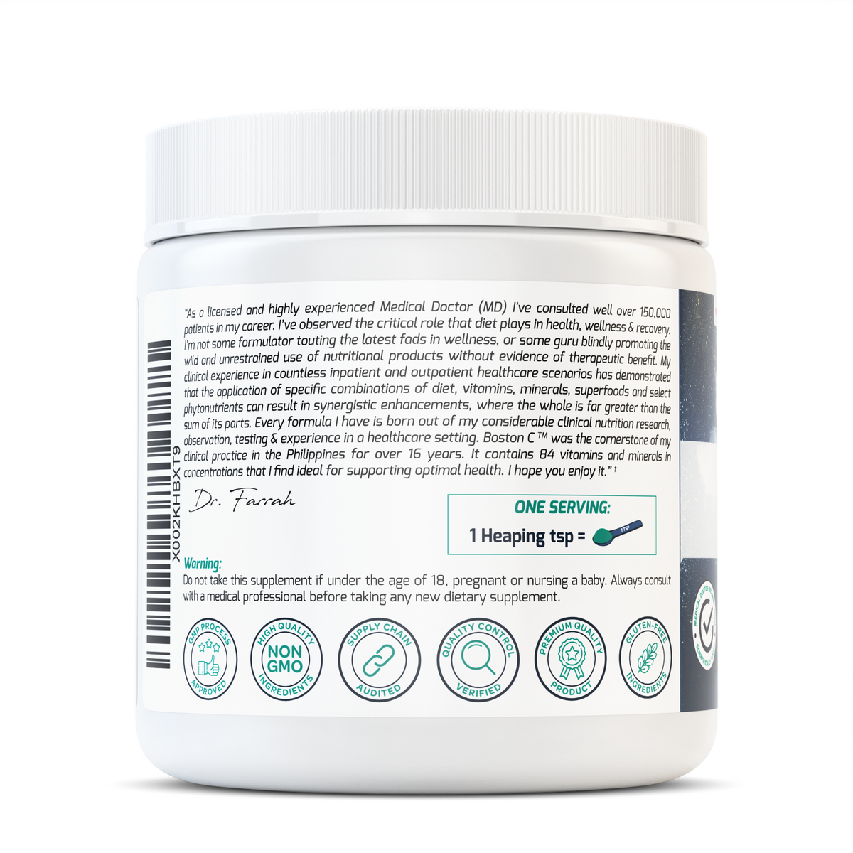 Dr. Farrah® - Boston C Concentrate - Available | Labels may vary due t ...